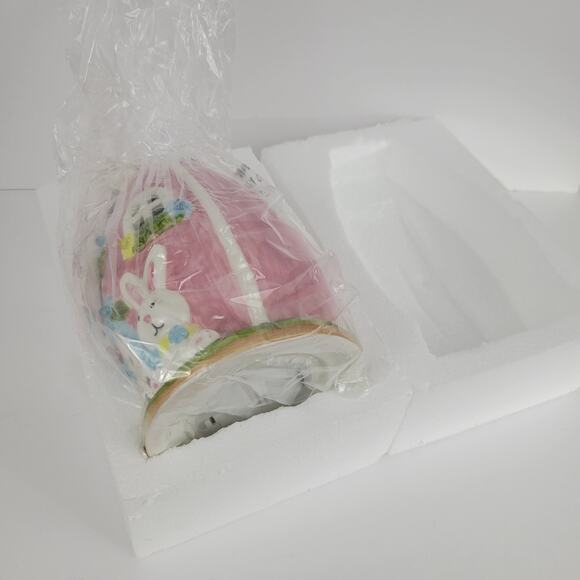 LED Light Up Easter Egg Ceramic House - Picture 6 of 8